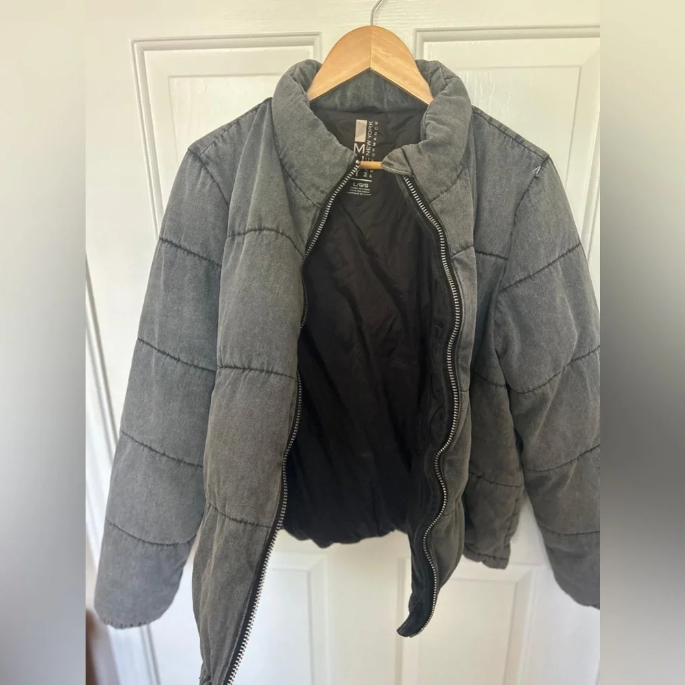 Marc New York Dark Gray Puffer Jacket - Picture 4 of 7